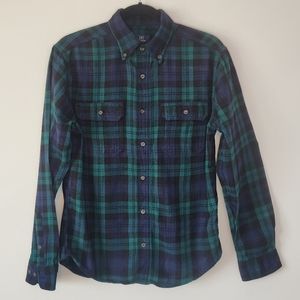 GEORGE Green Plaid Shirt